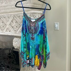NWT small (runs big) CAMILLA  romper “AGE OF ASTERIA” (pockets)!